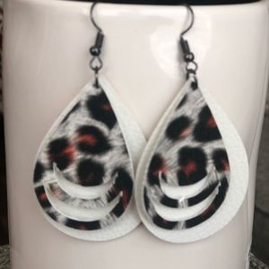 Animal print earrings